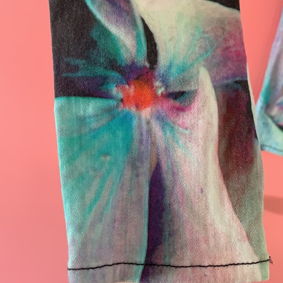 J Brand floral skinny Jean NWOT size 26 stretchy - Picture 6 of 6